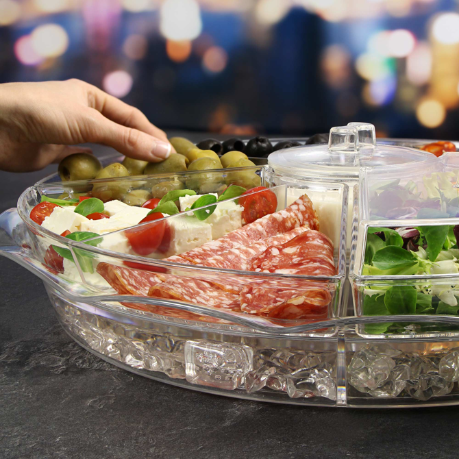 On Ice 8 Section Appetiser Tray