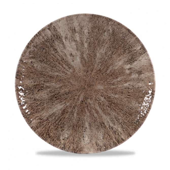 Stone Zircon Brown Evolve Coupe Plate 10.25inch