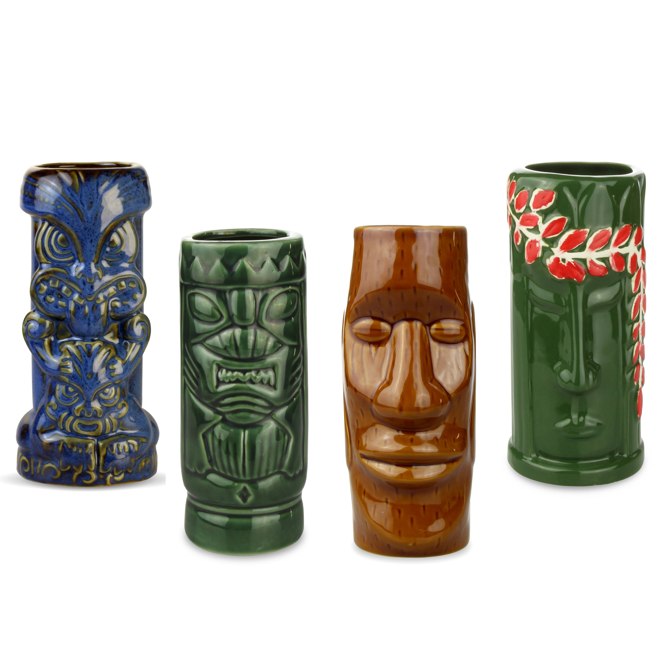 Ceramic Beach Tiki Party Pack