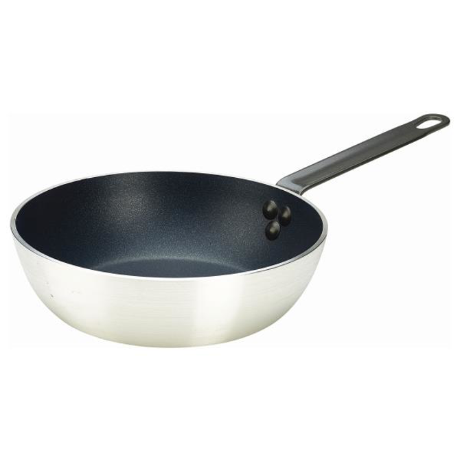 Genware Non Stick Teflon Aluminium Sauté Pan 24cm