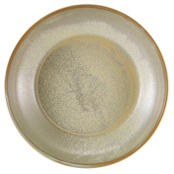 Terra Porcelain Coupe Bowls Matt Grey 10.8" / 27.5cm