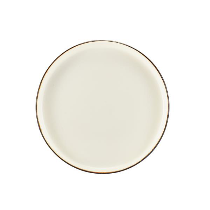 Terra Porcelain Aqua Blue Two Tone Presentation Plate 21cm
