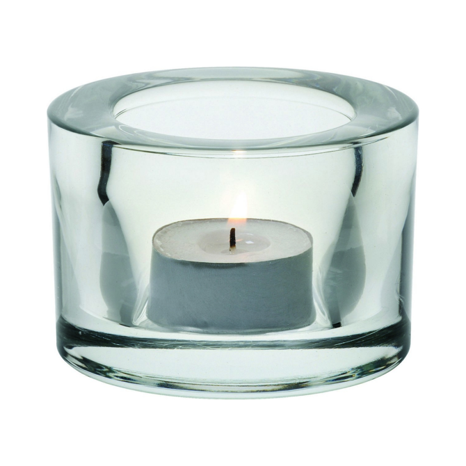 Clear Chunky Tealight Holder