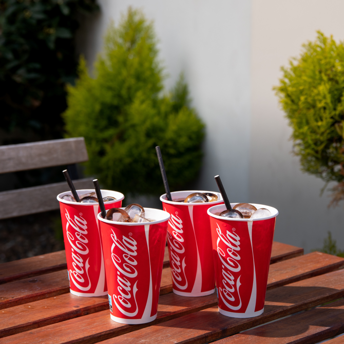 Coca Cola Paper Cups 12oz / 340ml