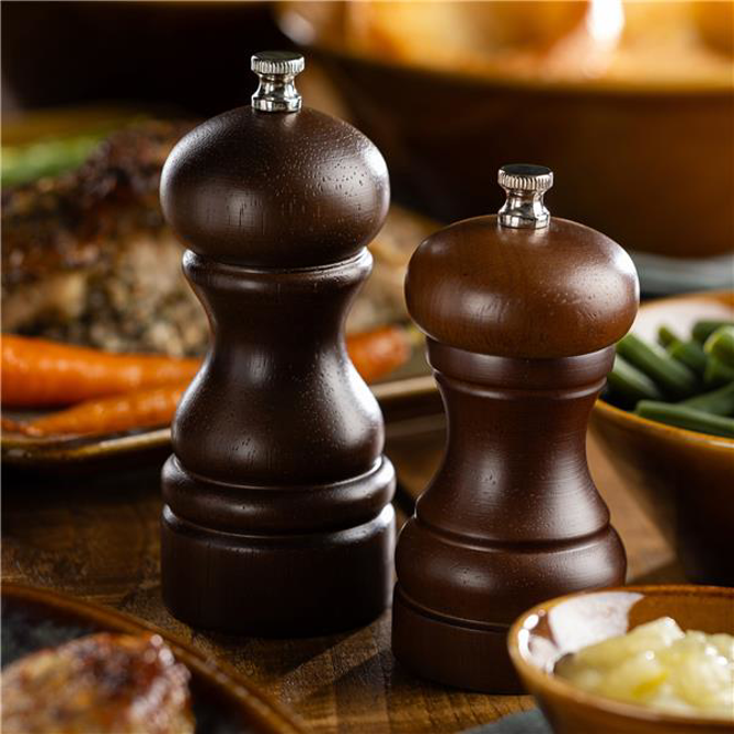 Dark Wood Salt/Pepper Grinder 4inch / 10cm