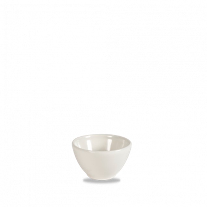 White Contour Dip Pot 2oz