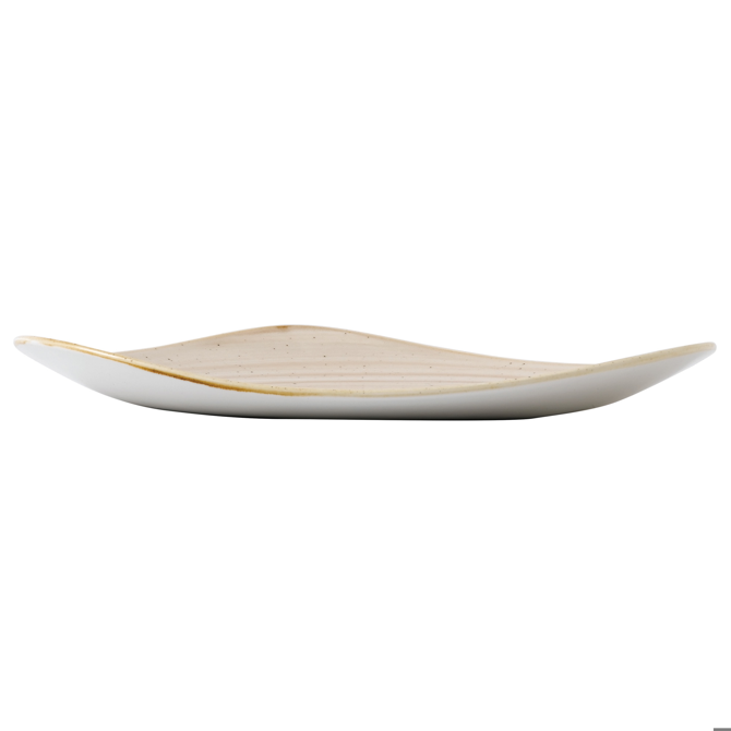 Churchill Stonecast Nutmeg Cream Triangular Plate 12.25" / 31.1cm