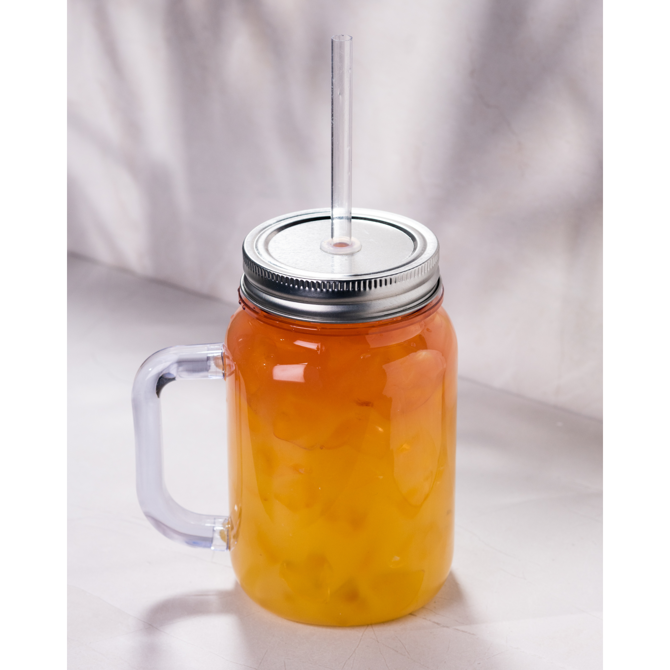 Plastic Mason Drinking Jar Glasses 20oz / 568ml