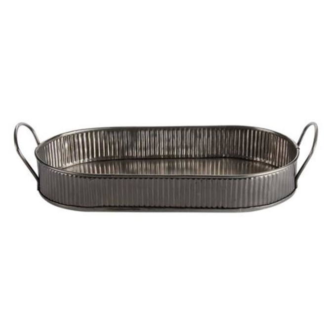 Combo/Serving Platter Antique Silver 34cm