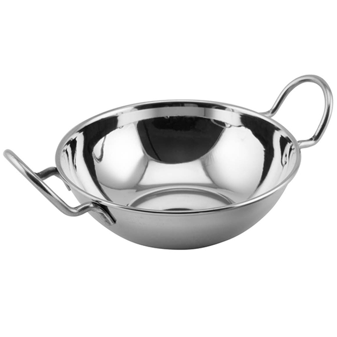 Stainless Steel Balti Dish with Handles 15cm