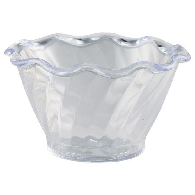 Tulip Dessert Dish Clear 9.5 x 5.5cm