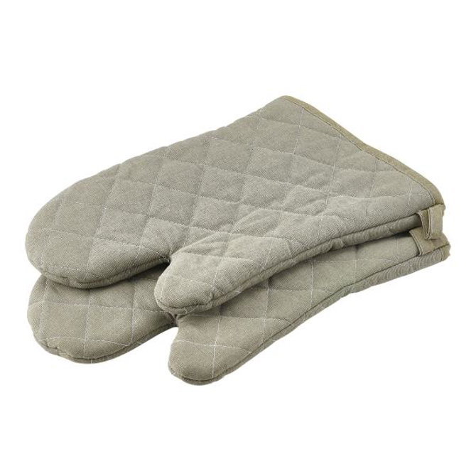 Flameguard Oven Mitt Tan 13inch CE (Pair)