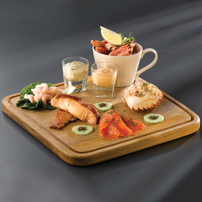 Art De Cuisine Rustic Oak Board Square 29cm