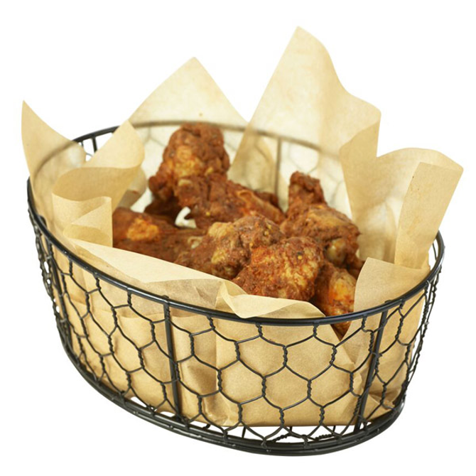 GenWare Black Wire Basket 24 x 18cm