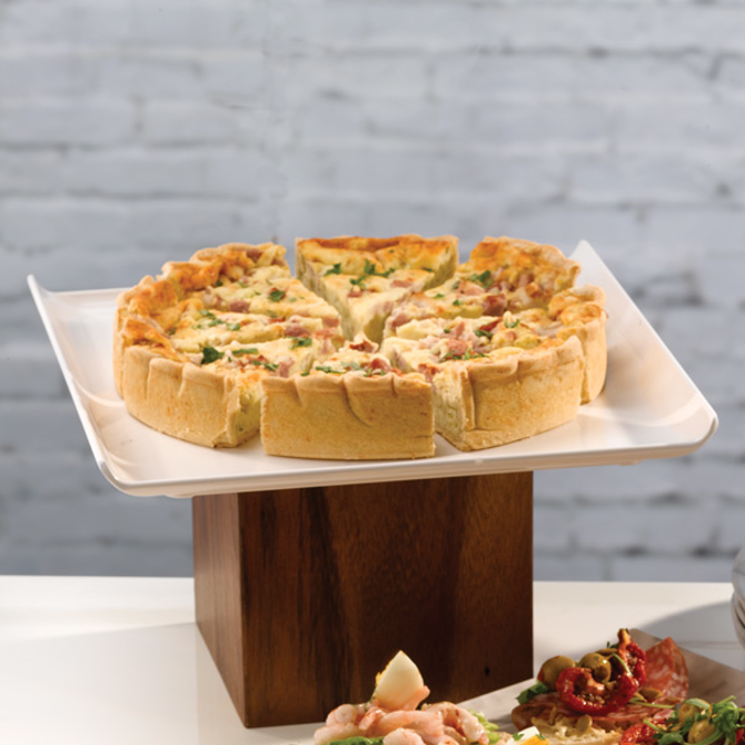 Churchill Alchemy Melamine Square Buffet Tray White 11.8inch / 30cm