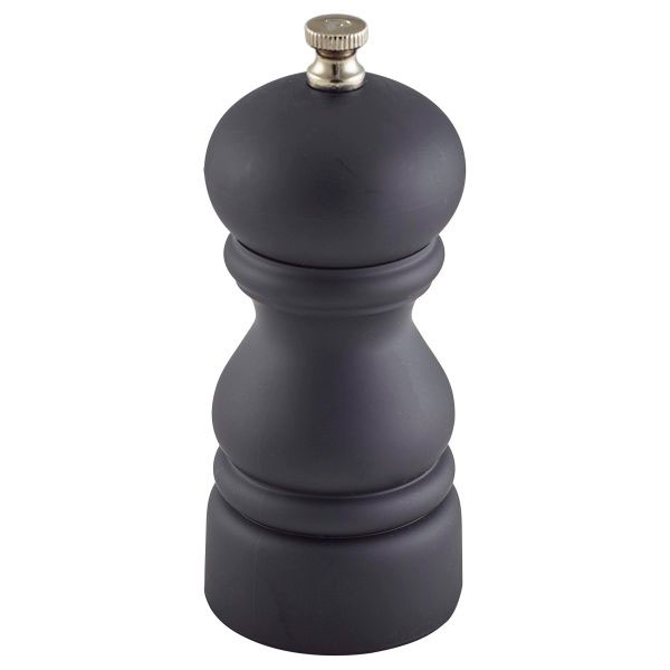 Genware Salt or Pepper Grinder Matt Black