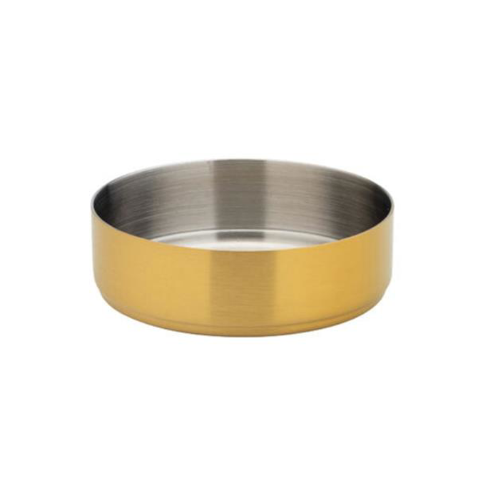 Brushed Gold Dip Pot 3inch / 7.5cm 4oz / 100ml