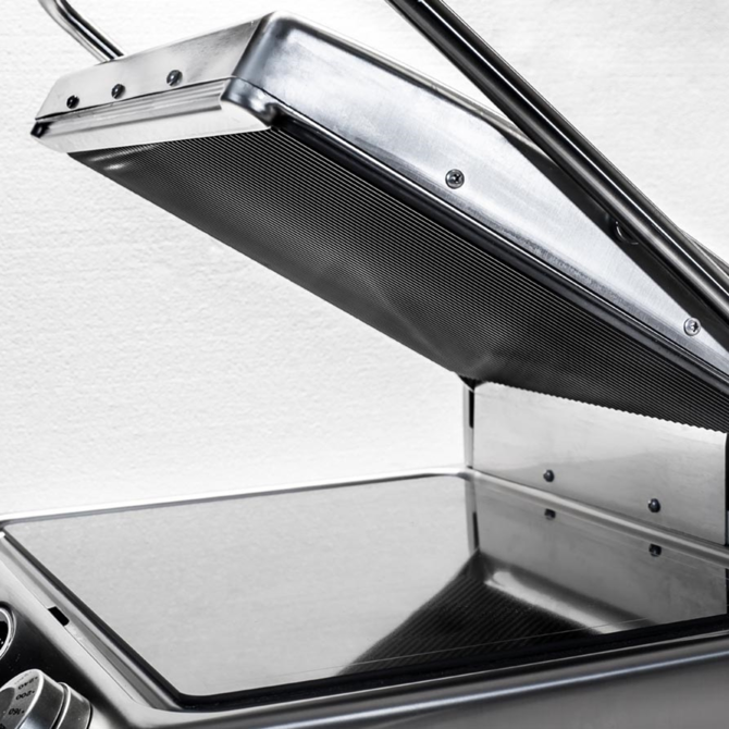 Spidocook Spidoglass Black Ribbed Top Plate SP015PR Medium Grill
