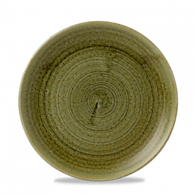 Stonecast Plume Green Evolve Coupe Plate 8.67inch