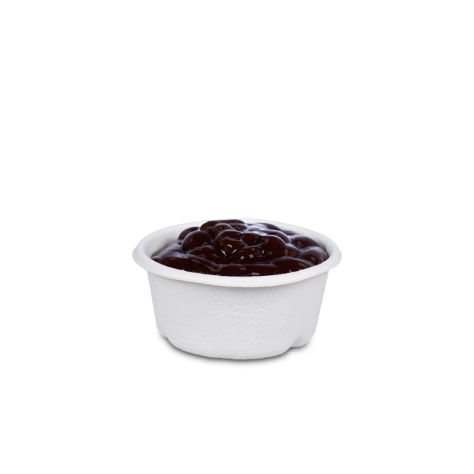 White Biocane Sauce Pot 2oz / 60ml