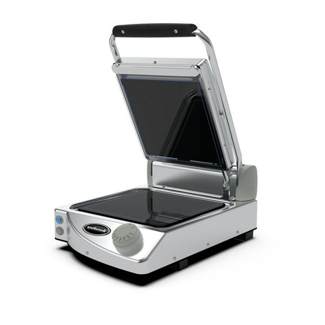 Spidocook Spidoglass Black Smooth Plate SP010P Small Grill