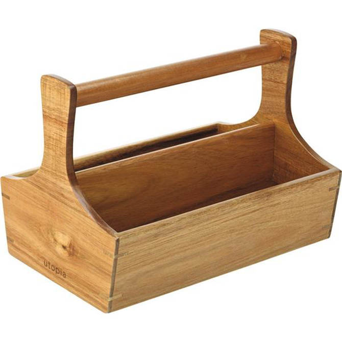 Rockport Acacia Condiment Crate 10.25 x 6.75inch / 26 x 17cm