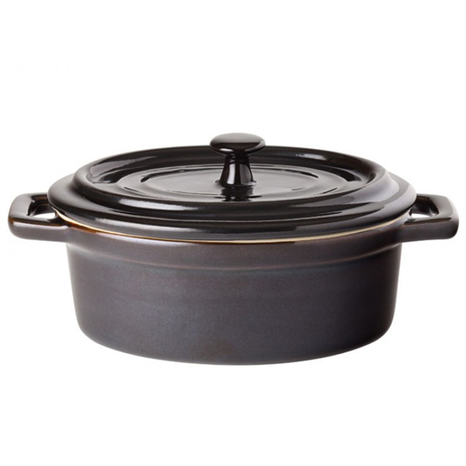 Utopia Gourmande Midnight Round Casserole Dish 5inch 12.5oz / 350ml