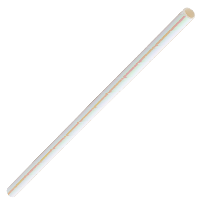 Pearlescent Paper Cocktail Straws 5.5inch