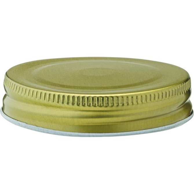 Gold Lid for Drinking Jars 2.75inch / 7cm