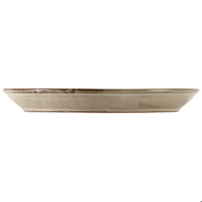 Terra Porcelain Coupe Plates Grey 9.4" / 24cm