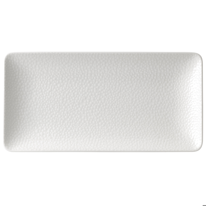 Purity Pearls Light Rectangular Plates 7inch / 18cm