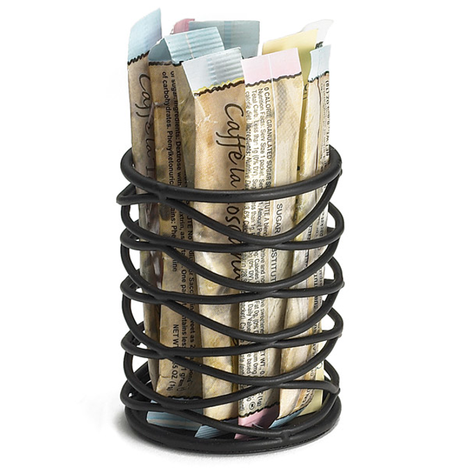 Artisan Round Sugar Caddy Basket