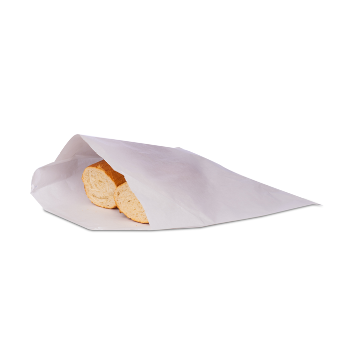 White Kraft Flat Bag 8.5 x 8.5inch