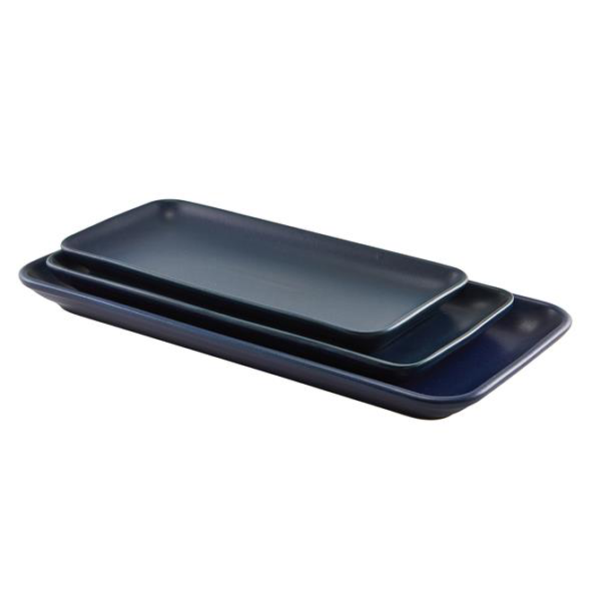 Terra Stoneware Antigo Denim Narrow Rectangular Platter 31 x 14cm