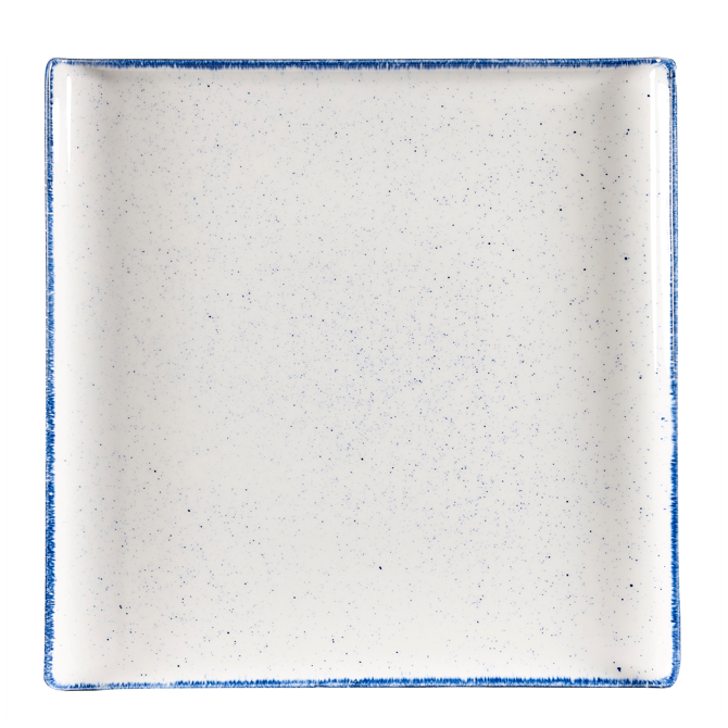 Churchill Stonecast Hints Indigo Square Buffet Trays 11.9inch / 30.3cm