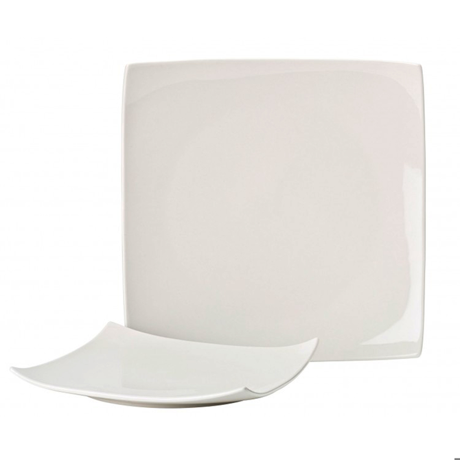 Utopia Pure White Square Plate 10.75inch / 27cm
