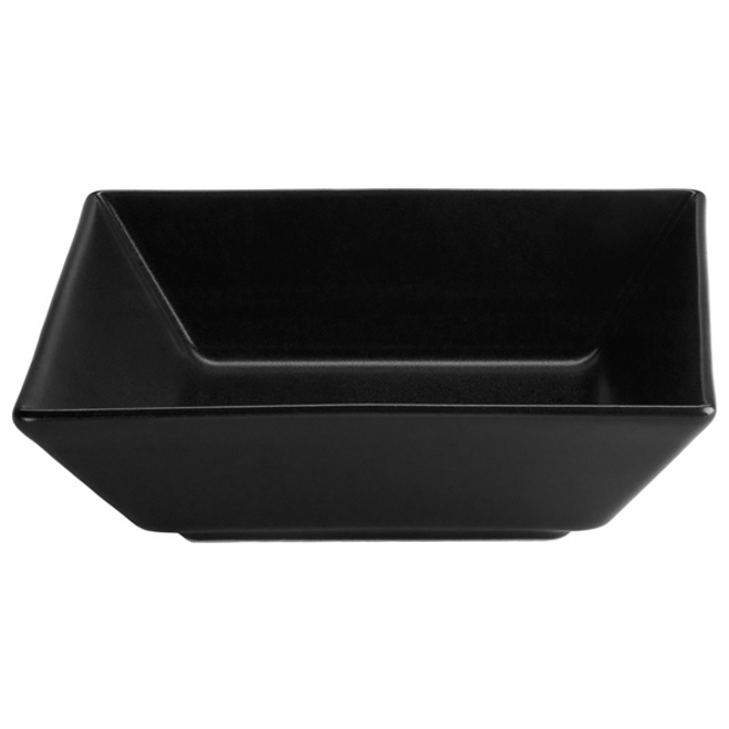 Midnight Square Bowl Black 17.5cm