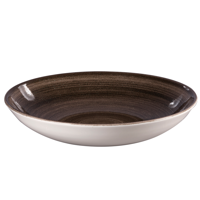 Churchill Stonecast Patina Iron Black Coupe Bowls 11.25inch / 24.8cm	