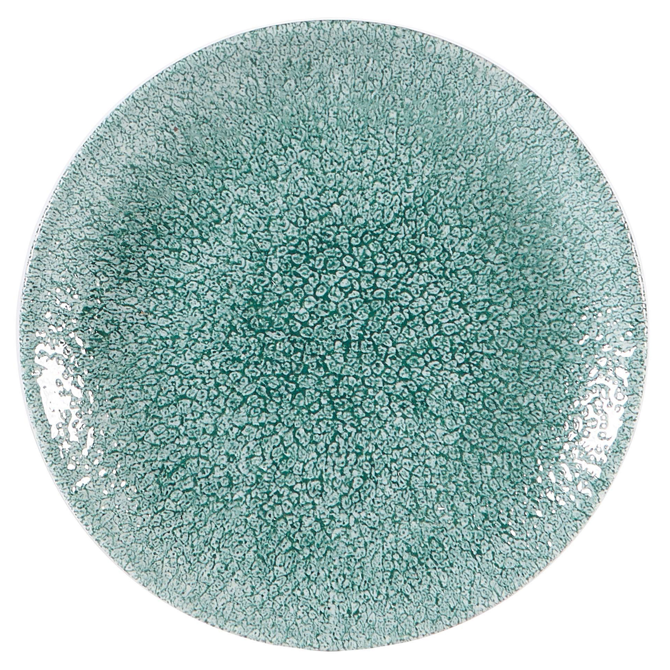 Studio Prints Raku Evolve Coupe Plate Jade Green 6.5inch / 16.5cm