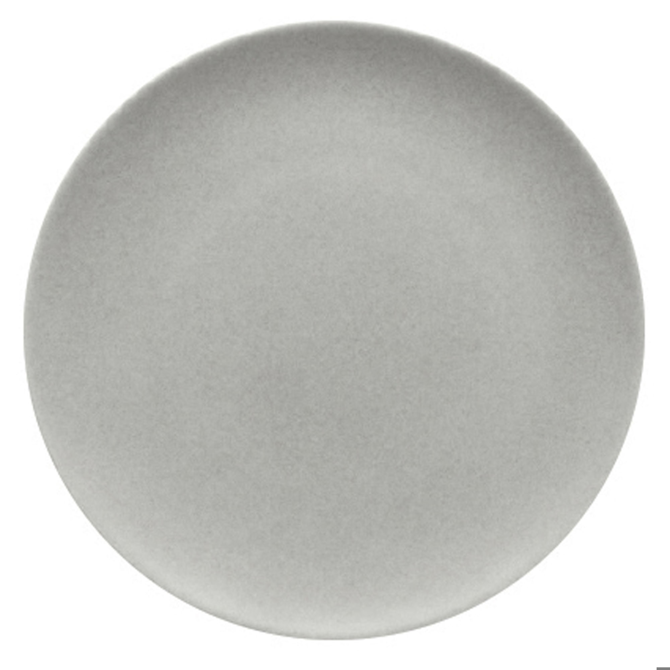 Modern Rustic Coupe Plate Stone 28cm