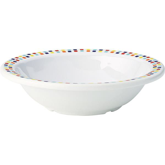 Kingline Spanish Tile Rimmed Fruit Bowl 6inch / 15cm