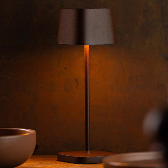 Montego LED Cordless Lamp 30cm - Corten