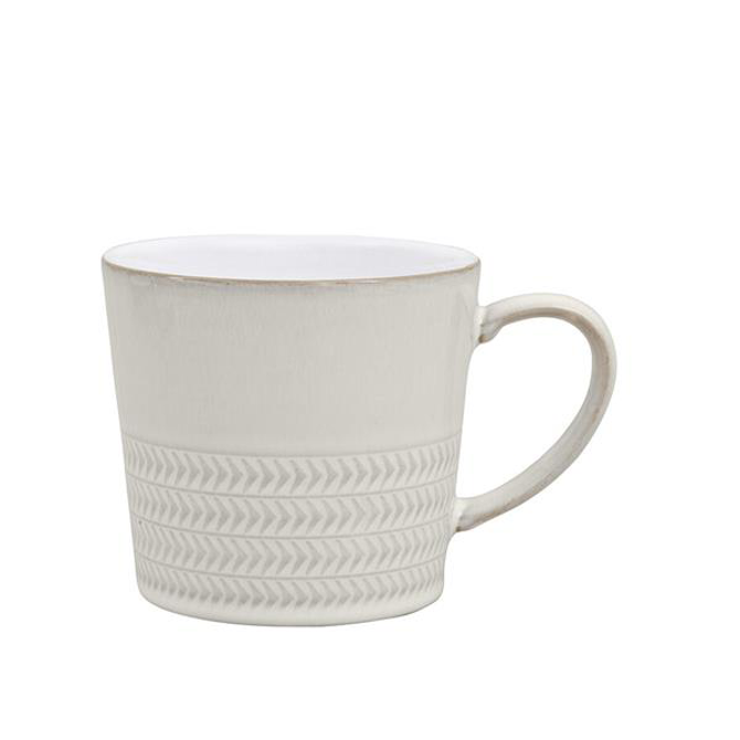 Natural Canvas Textured Large Mug 14oz / 400ml