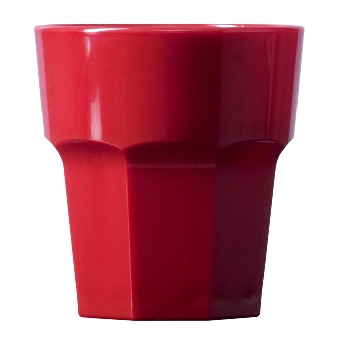 Elite Remedy Polycarbonate Rocks Tumblers Red 9oz / 256ml