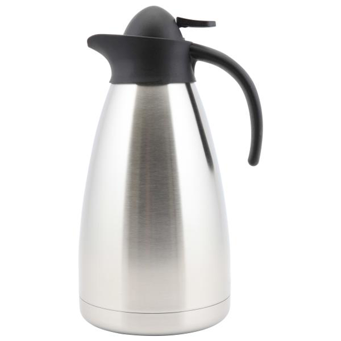 Genware Stainless Steel Contemporary Vacuum Jug 1.5ltr