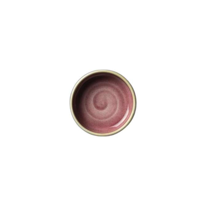 Aurora Vesuvius Rose Quartz Tray Round Plate 7.5cm / 3inch