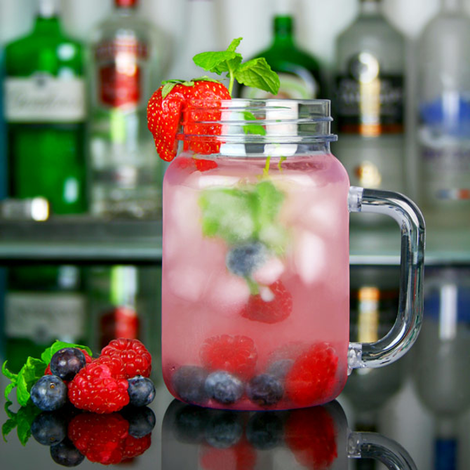 Plastic Mason Drinking Jar Glasses 20oz / 568ml