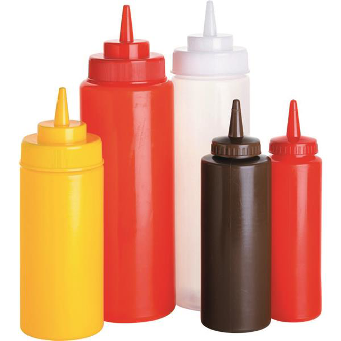 Yellow Squeezey Sauce Bottle 8oz / 230ml