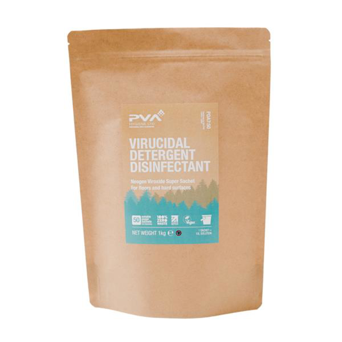 PVA Virucidal Detergent Disinfectant x 50 Sachets