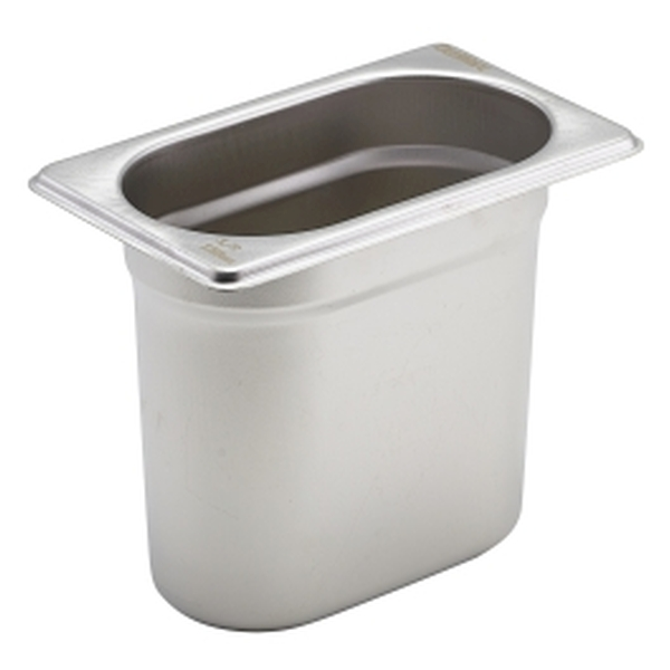 St/St Gastronorm Pan 1/9 - 150mm Deep